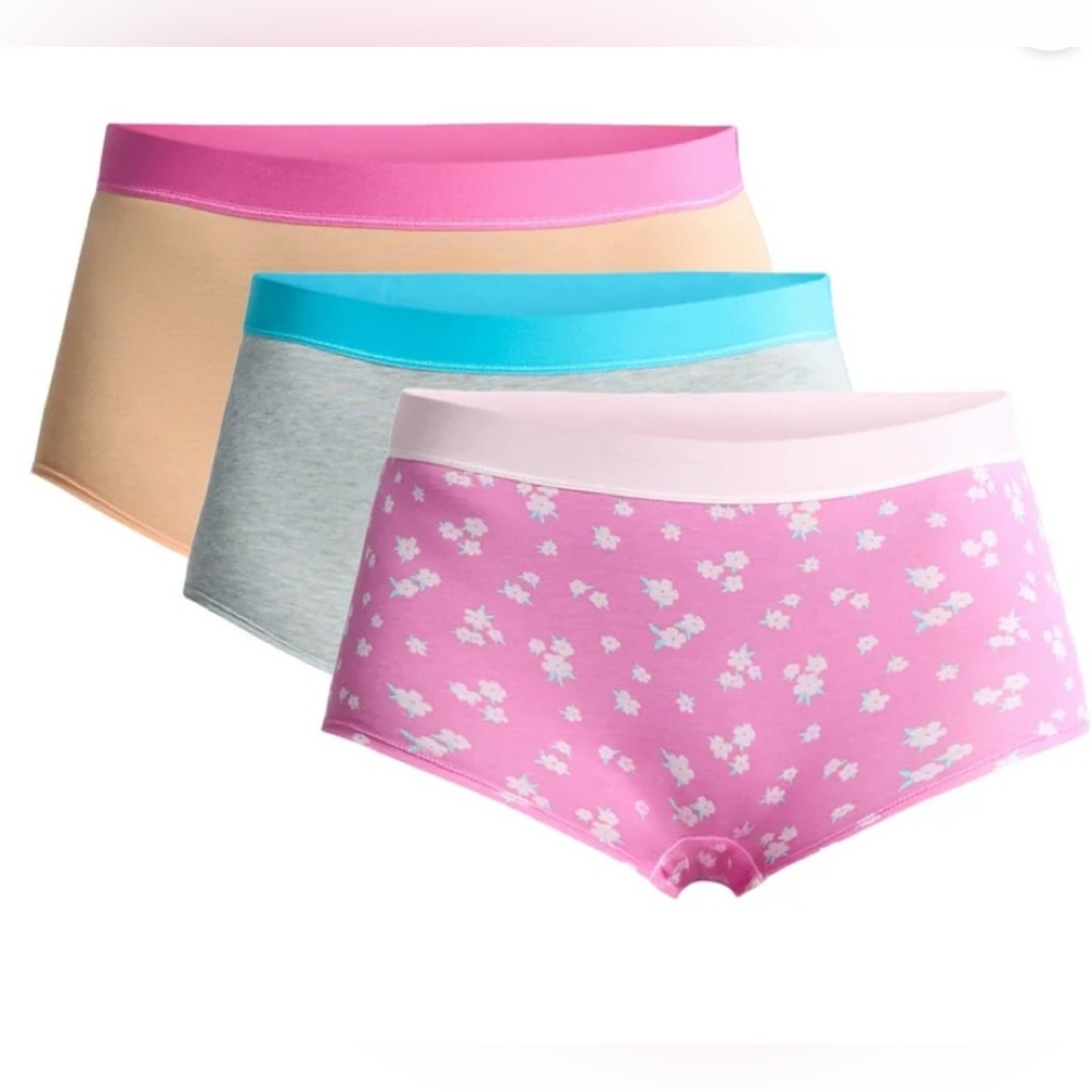 Way to Celebrate Women's Boyshort Panties, 3-Pack